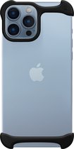 Arc Pulse - Dubbelzijdige  Aluminium Bumper Case - iPhone 13 Pro Max - Mat  Zwart