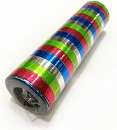 Wefiesta Serpentines Metallic 4 Meter Papier Multicolor 18-delig