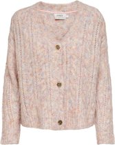 Only ONLRILEY LS V-NECK CARDIGAN - Rosette Rose