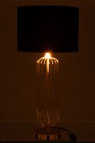 J-Line Lamp Tralies Met/Tex Goud/Zwart Large