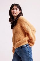 Pieces Trui Pcofelia Ls O-neck Knit Bc 17120129 Buff Orange Dames Maat - XS