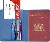 Goodline® - Paspoort Hoesje / Paspoorthouder - V1 - Donkerblauw
