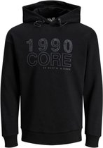 Jack & Jones Sweater - Modern Fit - Zwart - 4XL Grote Maten