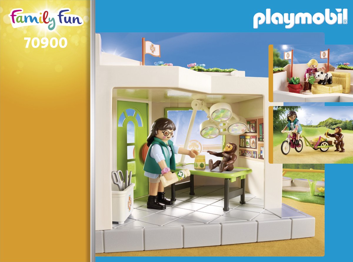 PLAYMOBIL Family Fun Dierenartspraktijk in de dierentuin - 70900 — afbeelding 8
