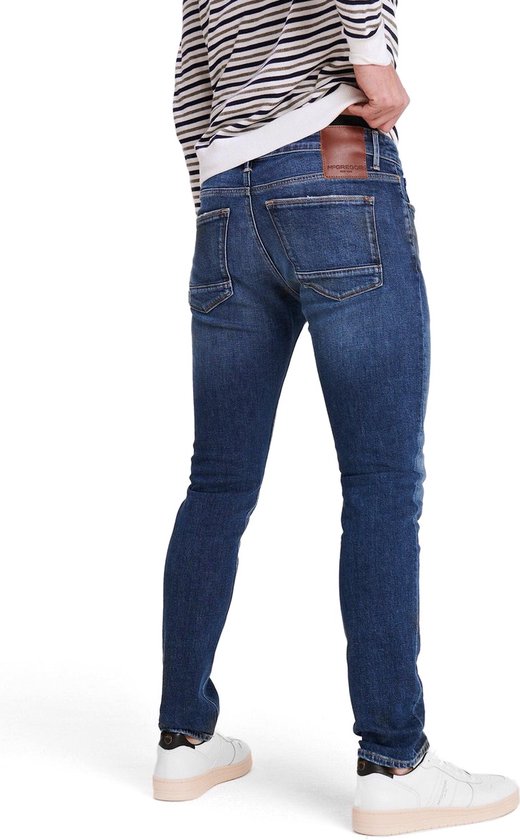 McGregor - Heren Jeans Denim Dark Blue Vintage Wash Slim Fit - Blauw - Maat  36/32 | bol.com