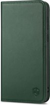 SHIELDON SAMSUNG S21 Plus Wallet Case - SAMSUNG Galaxy S21 Plus 6.7-inch Folio Leer Case - Midnight Groen