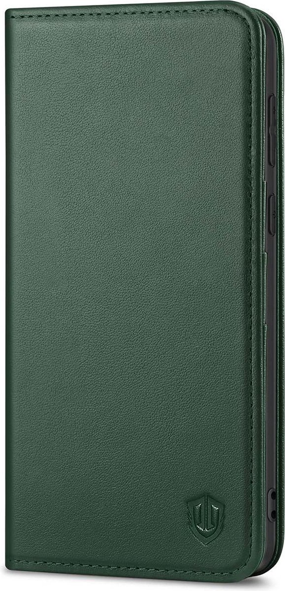 SHIELDON SAMSUNG S21 Plus Wallet Case - SAMSUNG Galaxy S21 Plus 6.7-inch Folio Leer Case - Midnight Groen