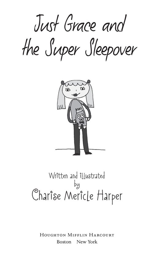 Just Grace and the Super Sleepover - cover