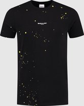 Ballin Amsterdam -  Heren Slim Fit   T-shirt  - Zwart - Maat S