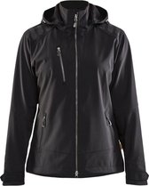 Blaklader Dames softshell jack 4719-2513 - Zwart - XXL