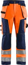 Blaklader Werkbroek High Vis 1568-1811 - High Vis Oranje/Marineblauw - D112