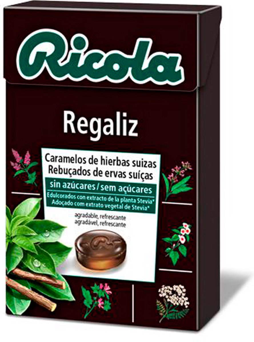 Ricola Caramelos Sin Azúcares #regaliz 50 G