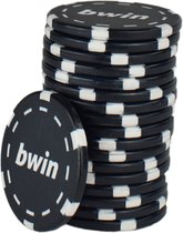 Bwin poker chips zwart (50 stuks)-pokerchips-pokerfiches-ABS chips-pokerspel-pokerset-poker set