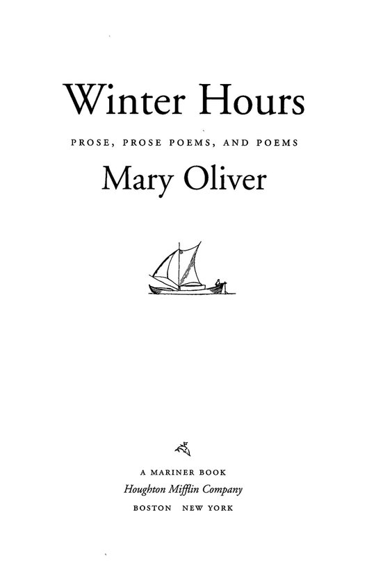 Winter Hours - cover