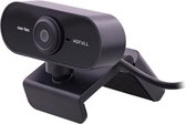 Bol.com Webcam Full HD 1080P - Skype - Webcamera - Vergaderen/Meetings - Werk & Thuis - School - USB - Microfoon - Windows & Mac... aanbieding