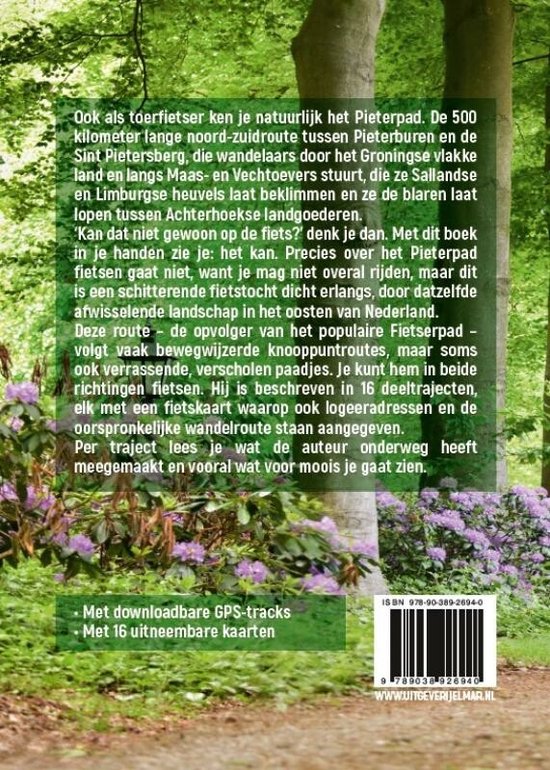 Fietsen langs het Pieterpad, Ad Snelderwaard | 9789038926940 | Boeken |  bol.com