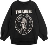 Alix the label Dames The Label Sweater Zwart maat L