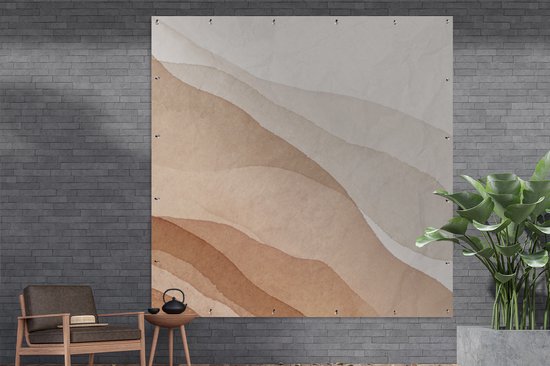 Affiche de Jardin Aquarelle - Berg - Abstrait - 200x200 cm