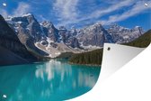 Muurdecoratie Moraine Lake in Canada - 180x120 cm - Tuinposter - Tuindoek - Buitenposter