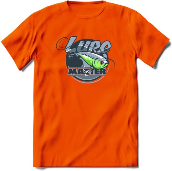 Vissen T-Shirt | Grappig Verjaardag Vis Hobby Cadeau Shirt | Dames - Heren - Unisex | Tshirt Hengelsport Kleding Kado - Oranje - 3XL