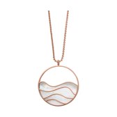 Skagen Dames Stainless Steel Parelmoer ketting One Size 88460529