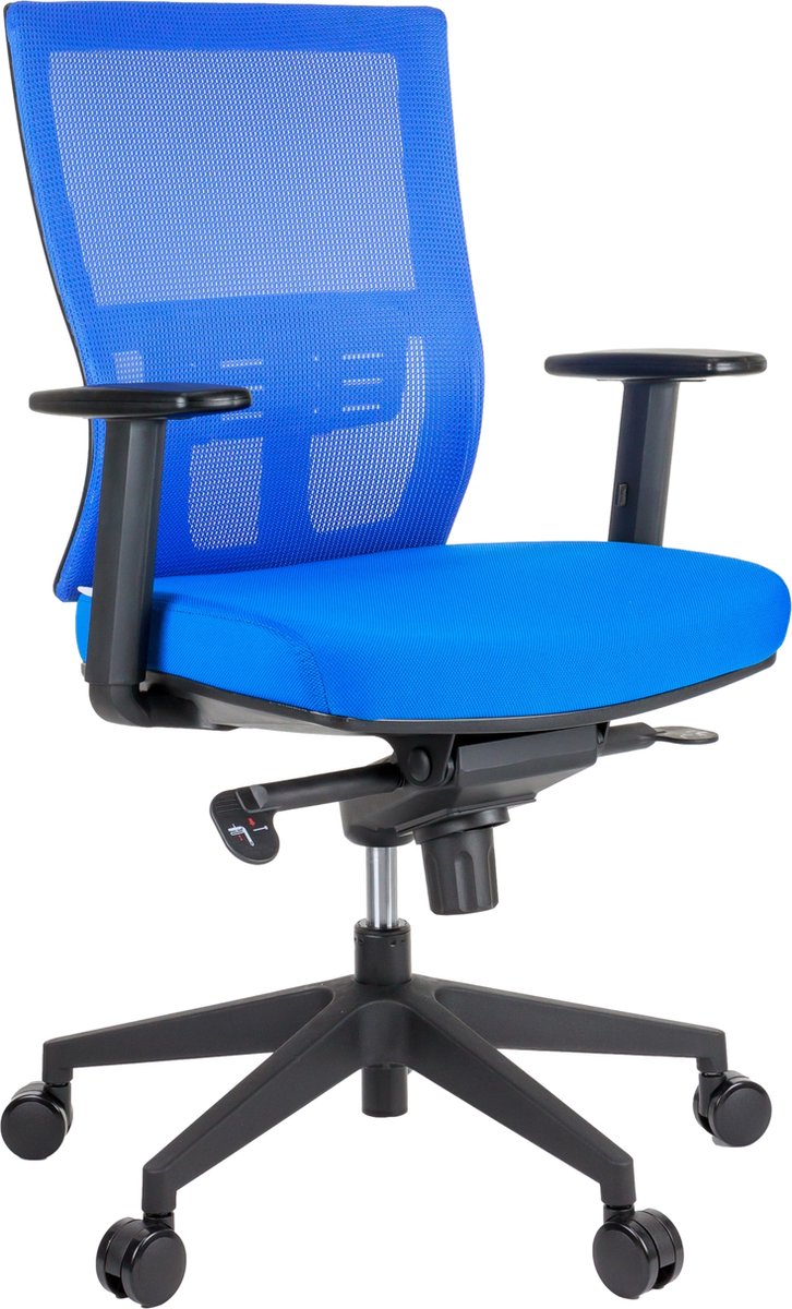 MaxxHome Luxe Mesh Ergonomische Bureaustoel - High-end - Laag - Blauw