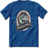 Vissen T-Shirt | Grappig Verjaardag Vis Hobby Cadeau Shirt | Dames - Heren - Unisex | Tshirt Hengelsport Kleding Kado - Donker Blauw - XXL