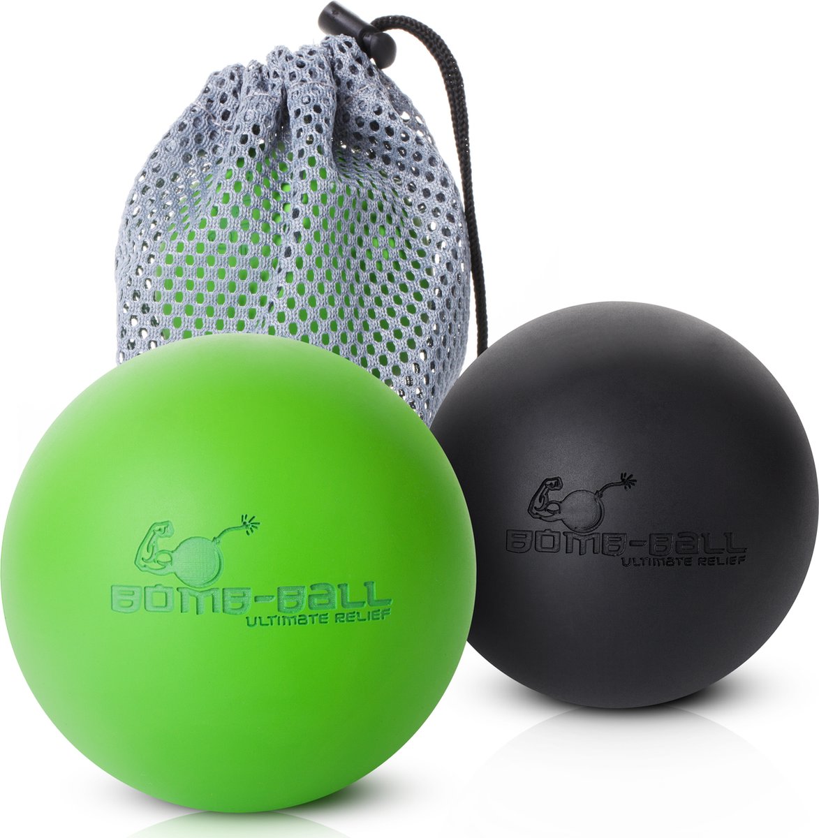 Goedkoopste ULTIMATE RELIEF® - Bomb-Ball Duo - Massage bal - Lacrosse bal - Massage roller voor Zelfmassage, Fascia training Triggerpoint therapie