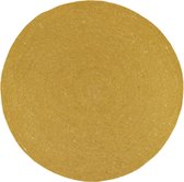 Nattiot - Neethu Mango Small Rond Vloerkleed/Tapijt - Diameter 110cm