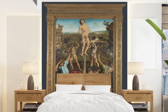 Behang - Fotobehang The martyrdom of Saint Sebastian - Schilderij van ...