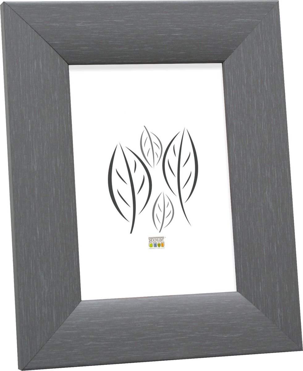 Deknudt Frames fotolijst S53GF7 - grijze schilderlook - hout - 15x20cm