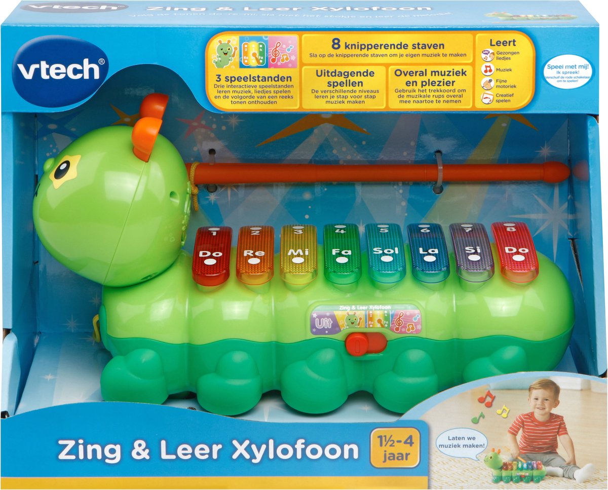 VTech Baby Zing & Leer Xylofoon - Baby Muziekinstrument - Baby Muziek Speelgoed - 1,5 tot 4 Jaar — afbeelding 12