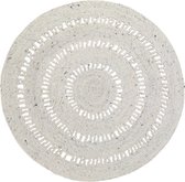 Nattiot - Bibek Naturel Small Rond Vloerkleed/Tapijt - Diameter 110cm
