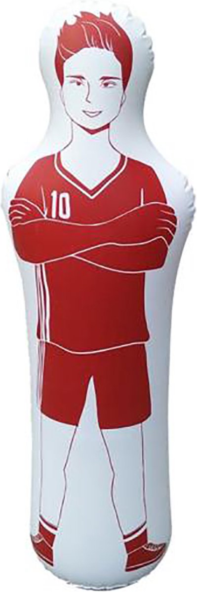 Opblaasbare Trainingspop Voetbal Air Dummy Goalie Opblaasbaar Jeugdvoetbal Trainingsmiddel 160cm Hoogte Rood PVC