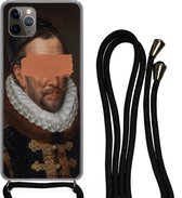 Coque avec cordon iPhone 11 Pro - Peinture - Peinture - Vieux maîtres - Siliconen - Bandoulière - Coque arrière avec cordon - Coque pour téléphone avec cordon - Coque avec corde