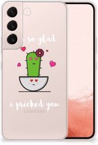 Smartphone hoesje Geschikt voor Samsung Galaxy S22 Hoesje maken Cactus Glad