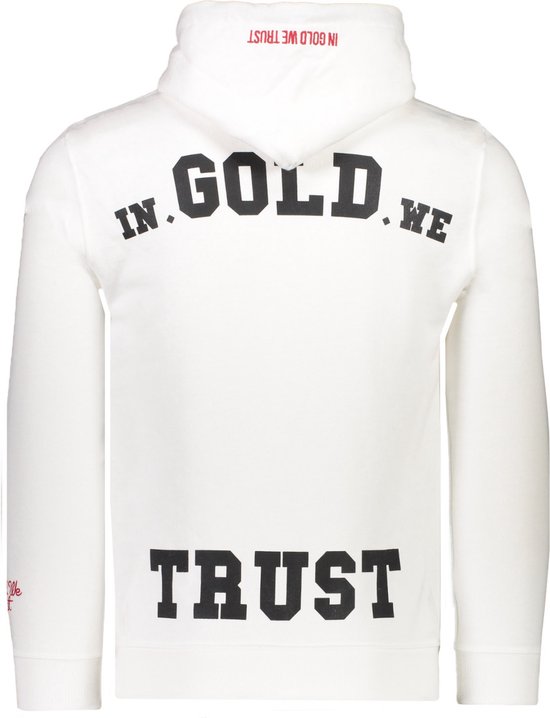 Verliefd Toestemming Gepland In Gold We Trust Hoodies Wit voor Mannen - Never out of stock Collectie |  bol.com