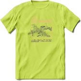 A-10 Warthog Vliegtuig T-Shirt | Unisex leger Kleding | Dames - Heren Straaljager shirt | Army F16 | Grappig bouwpakket Cadeau | - Groen - 3XL