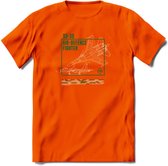 SU-35 Vliegtuig T-Shirt | Unisex leger Kleding | Dames - Heren Straaljager shirt | Army F16 | Grappig bouwpakket Cadeau | - Oranje - M