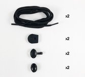 Roces Snelveter Systeem B Kit Zwart 130cm