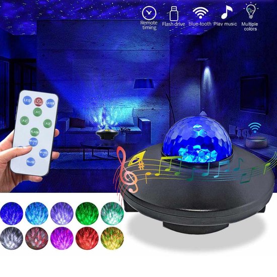 Eldur® Originele Sterren Projector Galaxy - Bluetooth Sterrenhemel Met Muziek & 2 Jaar Garantie