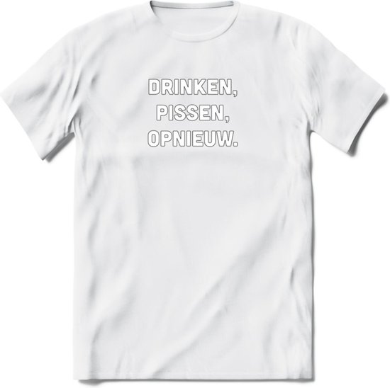 Drinken Pissen Opnieuw Bier T Shirt Unisex Kleding Dames Heren Feest Shirt Bol 