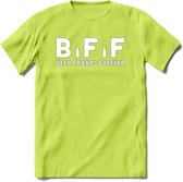 Bier Friends Forever BFF T-Shirt | Unisex Kleding | Dames - Heren Feest shirt | Drank | Grappig Verjaardag Cadeau tekst | - Groen - S