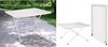 Haushalt 60340 – Campingtafel – 80 x 60 x51/61 cm – met Schaarvoet - Inklapbaar – Opvouwbaar – Outdoor – Ruimtebesparend - Vouwtafel – Klaptafel - Lichtgewicht – Functioneel - Wit