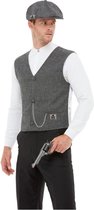 Smiffys Kostuum Accessoire Set -M- Peaky Blinders Shelby Grijs