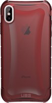 Apple iPhone Xs Max Hoesje - UAG - Plyo Serie - Hard Kunststof Backcover - Crimson Red - Hoesje Geschikt Voor Apple iPhone Xs Max