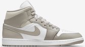 Nike Air Jordan 1 Mid, College Grey/Light Bone-White, 554724 082, EUR 47.5