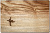 Ontbijtplank Schöne Aussicht - Surfer - Essenhout