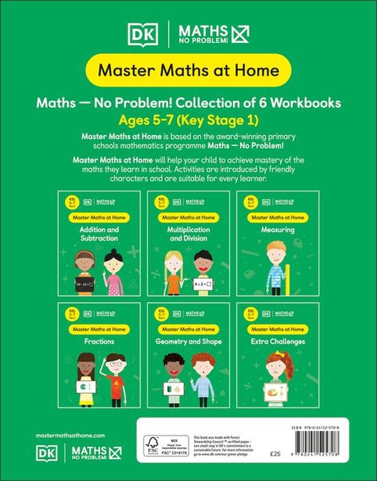 Master Maths At Home - Maths — No Problem! Collection of 6 Workbooks ...