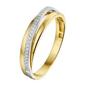 The Jewelry Collection Ring Diamant 0.08ct H Si - Bicolor Goud